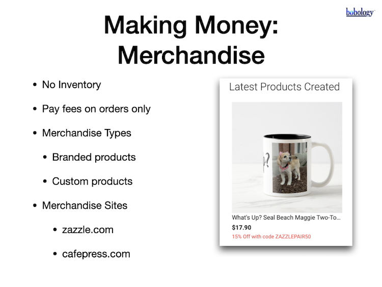 Making Money with Branded and Graphic Merchandise - Without Inventory&##x21;
