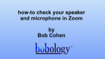 VIDEO&##x3a; How-to Check Your Speaker and Microphone in Zoom.
